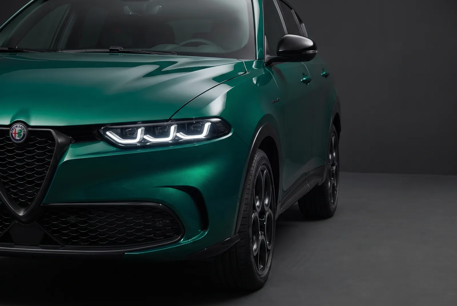 Detail van een Alfa Romeo Tonale